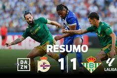 Desilusão para o Betis a dois jogos de receber o FC Porto (resumo)