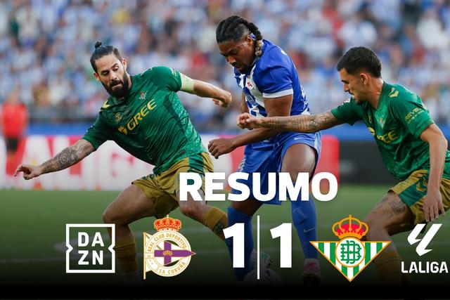 Desilusão para o Betis a dois jogos de receber o FC Porto (resumo)