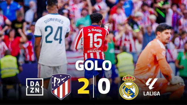 Simeone destrói a defesa do Real Madrid e Jonathan David fica com o mais fácil