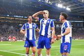 «Comandante» Froholdt festeja o 2-1 no Dragão. Foto Rogério Ferreira/KAPTA+