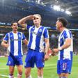 «Comandante» Froholdt festeja o 2-1 no Dragão. Foto Rogério Ferreira/KAPTA+