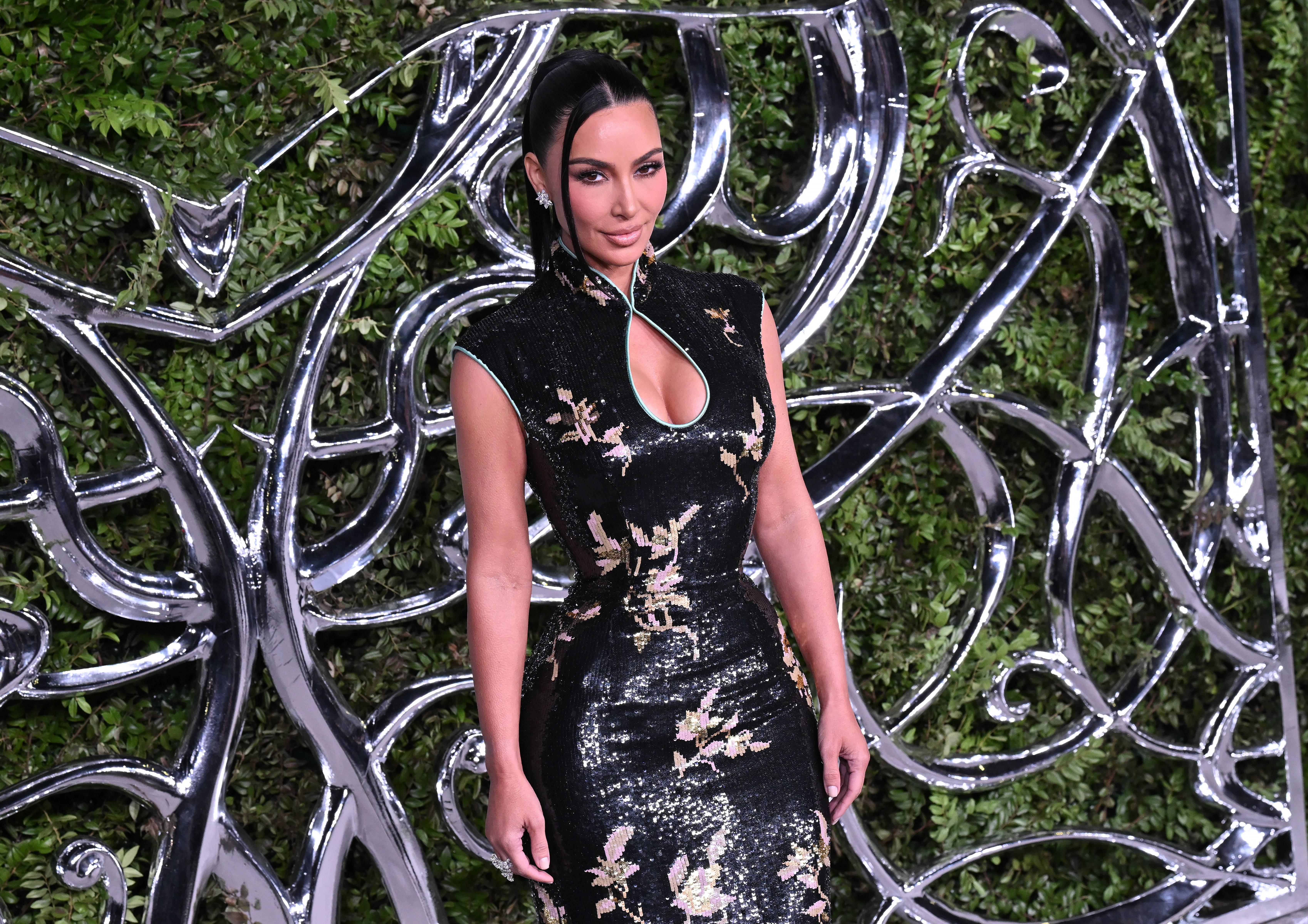 Kim Kardashian na inauguração do Lucas Museum of Narrative Art, em Los Angeles - Imago