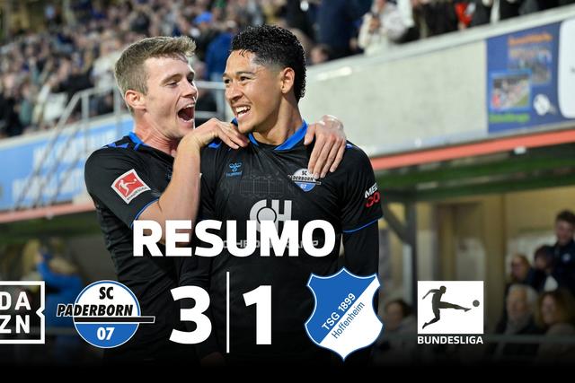 Paderborn surpreende Hoffenheim e salta da zona de despromoção (resumo)
