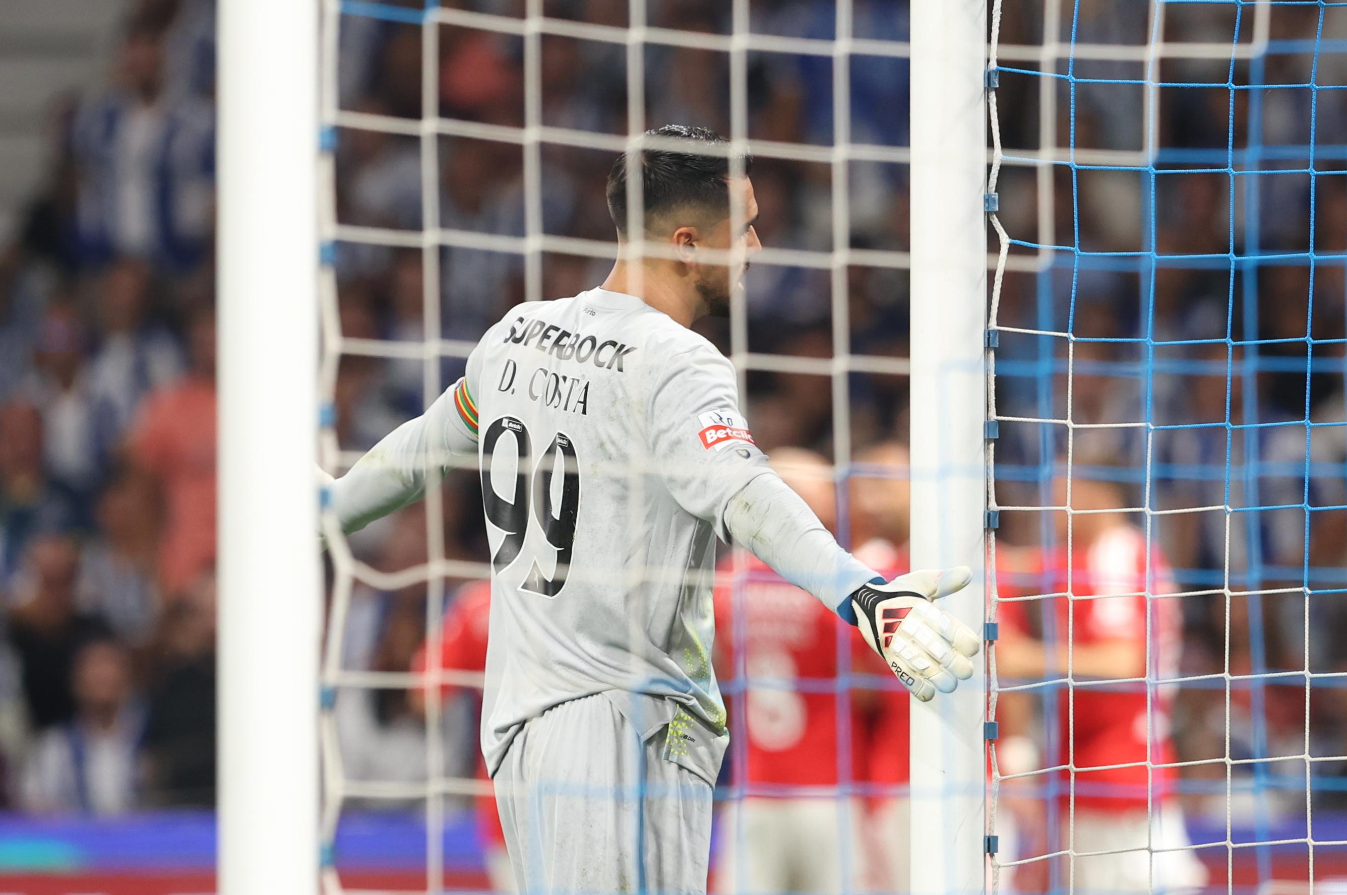 Diogo Costa frustrado no FC Porto-Benfica - Foto: Kapta + / Catarina Morais e Rogério Ferreira