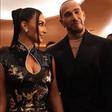 Kim Kardashian e Lewis Hamilton na inauguração do Lucas Museum of Narrative Art, em Los Angeles