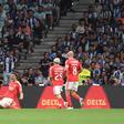 Alexander Bah festeja o golo do Benfica no Dragão - Foto: Catarina Morais/KAPTA +