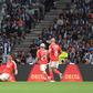 Alexander Bah festeja o golo do Benfica no Dragão - Foto: Catarina Morais/KAPTA +