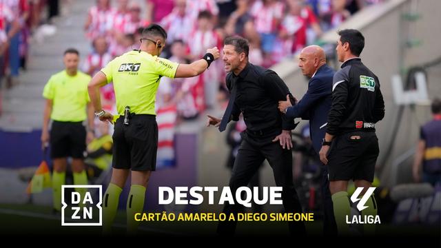Cinco minutos no dérbi de Madrid, os bancos a ferver e Simeone explode!