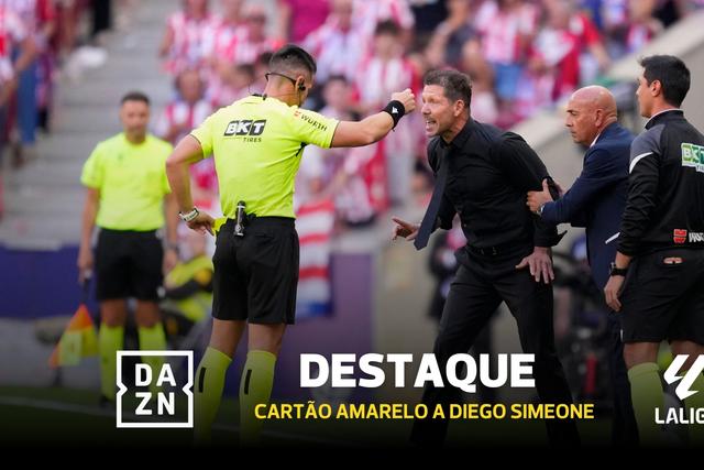 Cinco minutos no dérbi de Madrid, os bancos a ferver e Simeone explode!