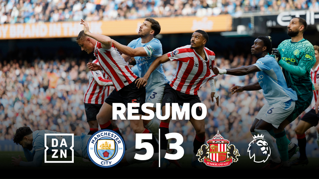 Manchester City acelera para a liderança num jogo de loucos (resumo)
