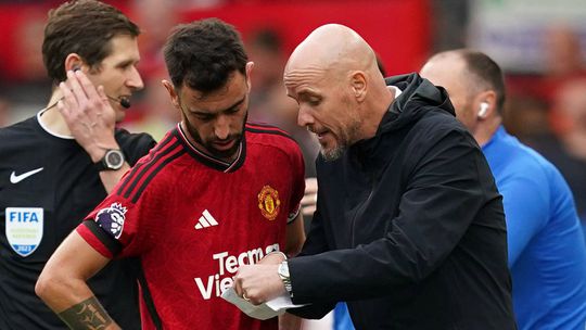 Ten Hag defende Bruno Fernandes: «Vai acabar por voltar à forma ideal...»