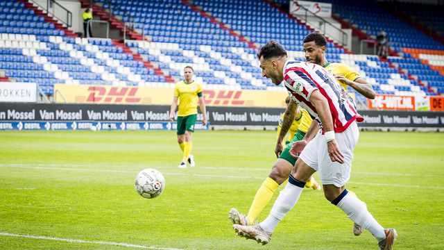 Golo de Pavlidis pelo Willem II ao Fortuna Sittard