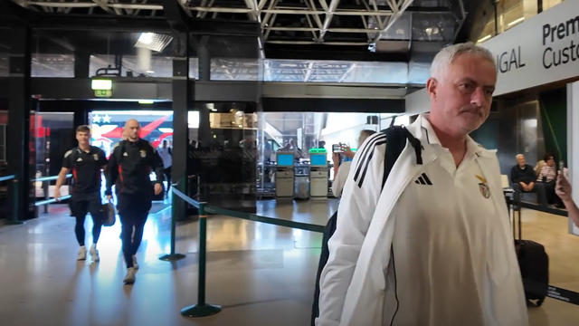 Benfica já está a caminho de Newcastle