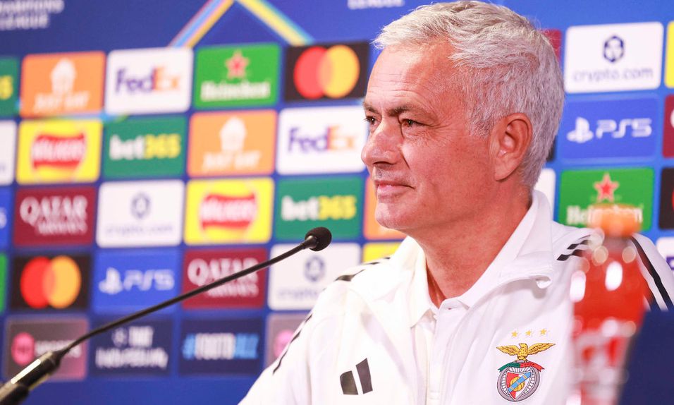 José Mourinho, treinador do Benfica - Foto: Benfica