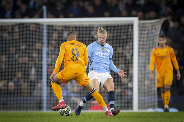 Mbappé e Haaland a defrontarem-se na Champions pelo Real Madrid e Manchester City