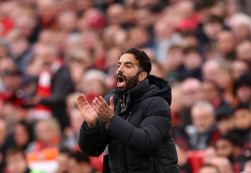 Ruben Amorim, treinador do Manchester United
