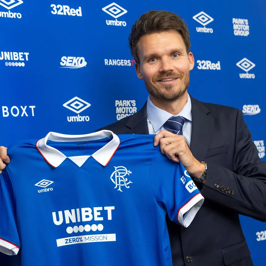 Danny Rohl foi apresentado pelo Rangers - Foto: Rangers