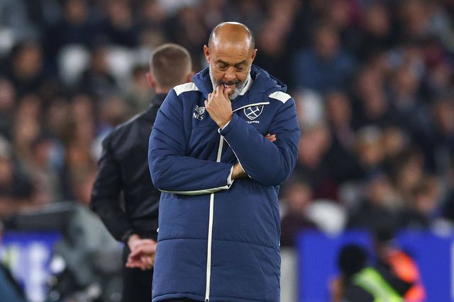 Nuno Espírito Santo no banco do West Ham - Foto: IMAGO