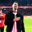 Luuk de Jong foi homenageado pelo PSV Eindhoven no sábado