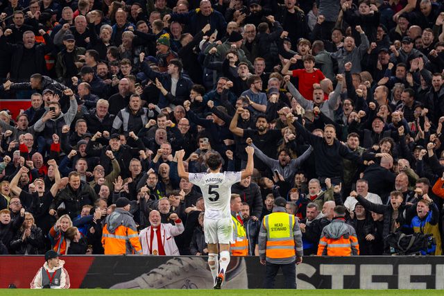 Harry Maguire marcou golo decisivo em Anfield