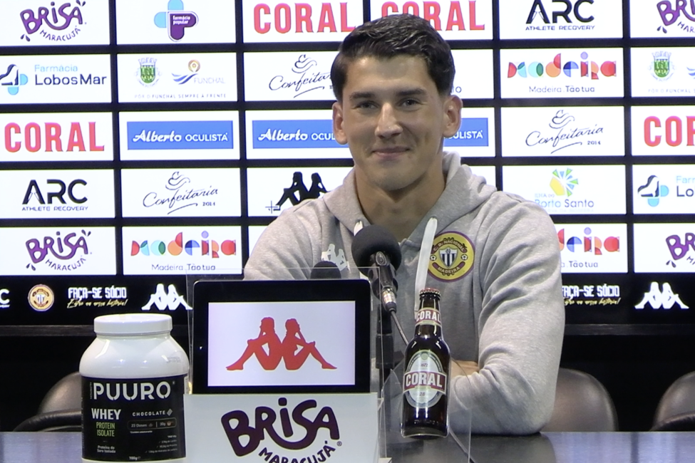 Francisco Gonçalves quer afirmar-se no Nacional. Foto: CD NACIONAL