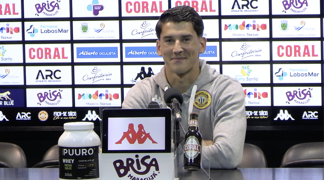 Francisco Gonçalves quer afirmar-se no Nacional. Foto: CD NACIONAL