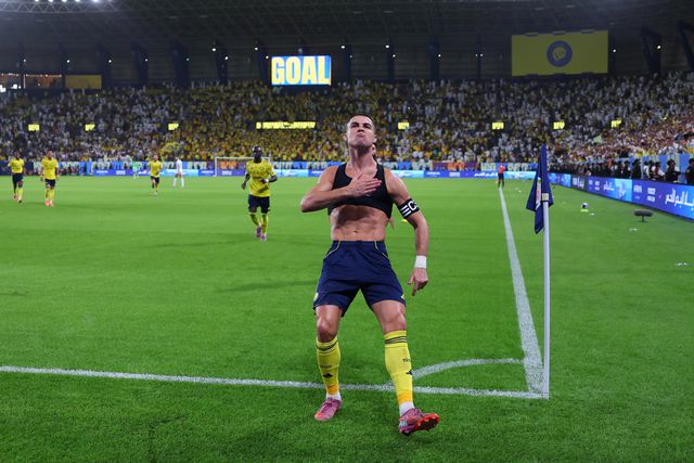 Cristiano Ronaldo a celebrar mais um golo pelo Al Nassr - Foto: Al Nassr