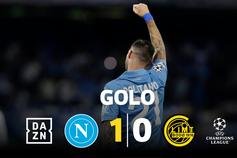 53 segundos e bola lá dentro: golo relâmpago do Nápoles