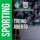 EM DIRETO: siga o treino do Sporting antes da receção ao LASK Linz