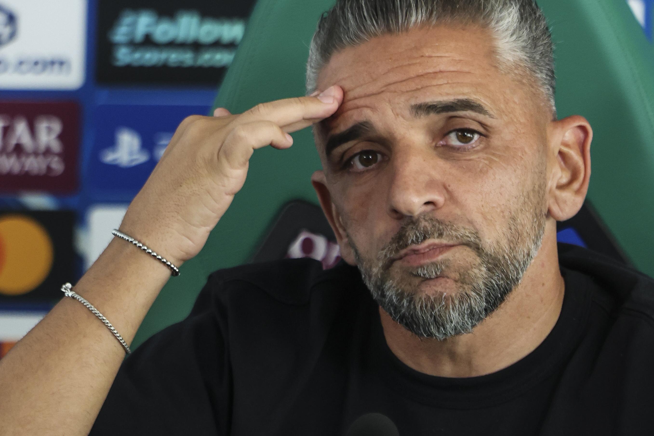 Rui Borges entende que em caso de vitória o Sporting pode dar um passo importante rumo ao playoff da Champions (Foto TIago Petinga/LUSA)