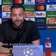«É interessante falar-se de crise com uma equipa que está em primeiro lugar...»