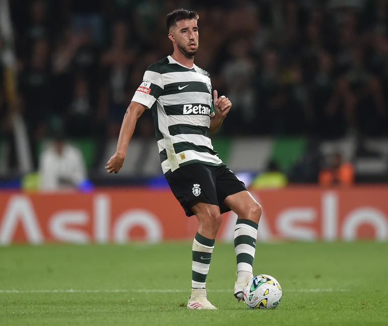 Gonçalo Inácio no centro da defesa - Foto: A BOLA/Miguel Nunes