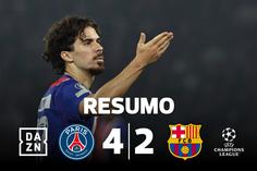 PSG mostra ao Barcelona quem manda na Europa (resumo)