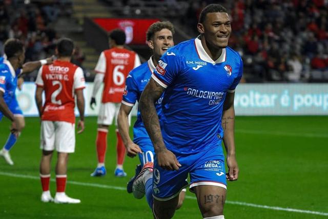 Walace França celebra o golo marcado contra o SC Braga - Foto: Gil Vicente