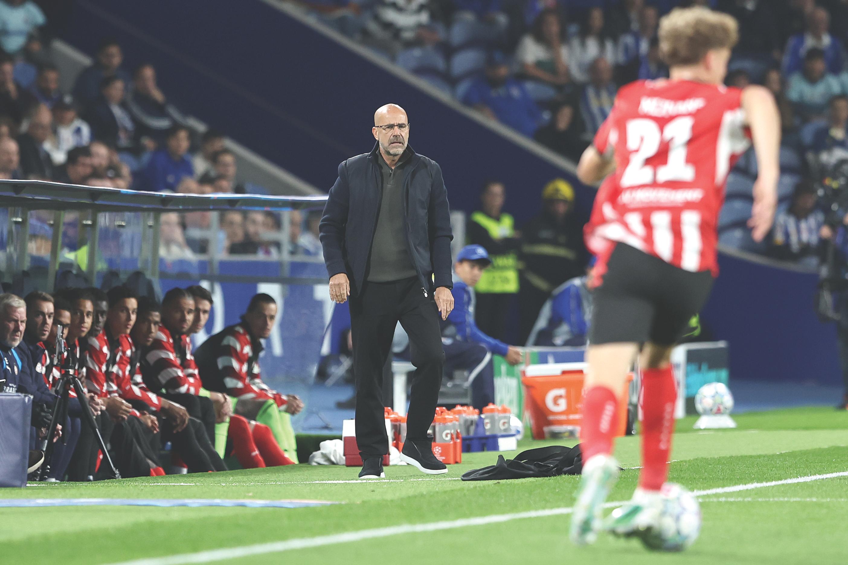 Peter Bosz no FC Porto-PSV - Foto: Catarina Morais/Kapta+