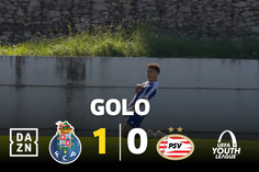 Youth League: Eduardo Ferreira abre marcador do FC Porto-PSV