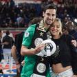 Sergio Rico e a esposa, Alba Silva