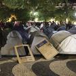 Movimentos pela habitação na acampada em Lisboa - foto: LUSA/António Pedro Santos