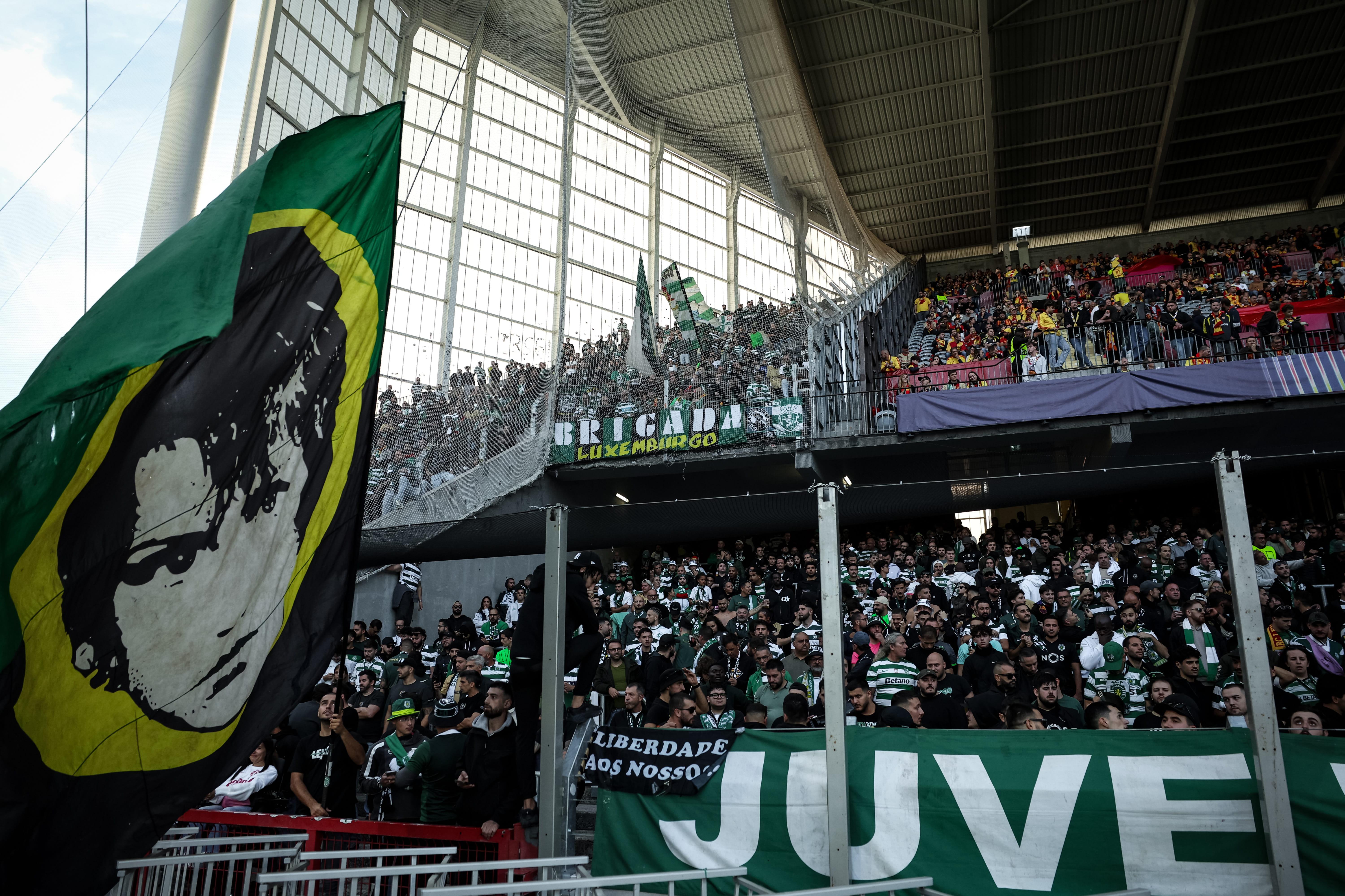 Sporting sempre com muito apoio mesmo nos jogos no estrangeiro - Foto: SPORTING CP