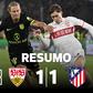 Com expulsão de Hjulmand, Atlético Madrid sobrevive em Estugarda (resumo)