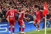 Festejos do Liverpool diante do Villarreal