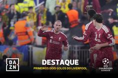 A receita foi a mesma: Liverpool teve cabeça e empatou antes do intervalo