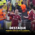 A receita foi a mesma: Liverpool teve cabeça e empatou antes do intervalo