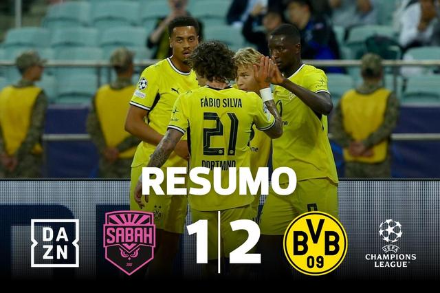 Fábio Silva jogou, mas foi outro avançado a dar a vitória ao Dortmund (resumo)
