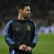 Lionel Messi, avançado do Inter Miami, ao serviço da seleção argentina