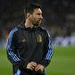 Lionel Messi, avançado do Inter Miami, ao serviço da seleção argentina