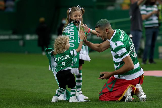 Zouhair Feddal foi campeão pelo Sporting em 2020/21
