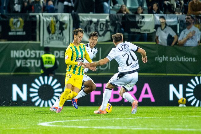 Hugo Félix fez o primeiro jogo a titular no campeonato, na última jornada, frente ao Vitória de Guimarães
