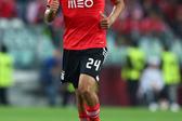 Ezequiel Garay ao serviço do Benfica