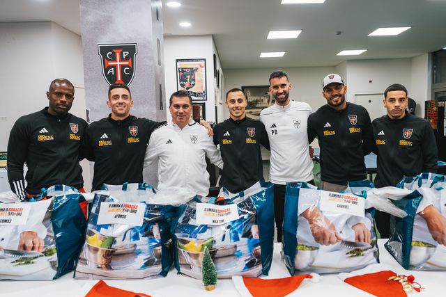 Casa Pia: Entrega de cabazes de Natal e folga anunciada para o plantel